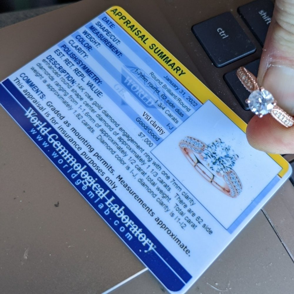 BRAND NEW 1 3/4 CARAT ENGAGEMENT RING
